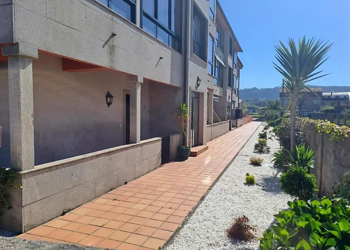 公寓 Desconectaengalicia La Lanzada, 200m Playa